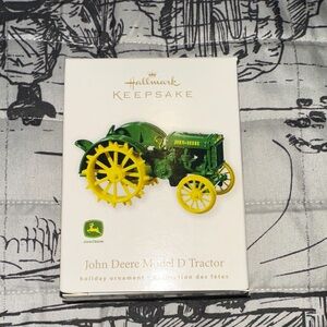 John Deere Keepsake Tractor Ornament - Green and Yellow
